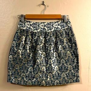 Kimchi Blue Jacquard Embossed Mini Skirt 2